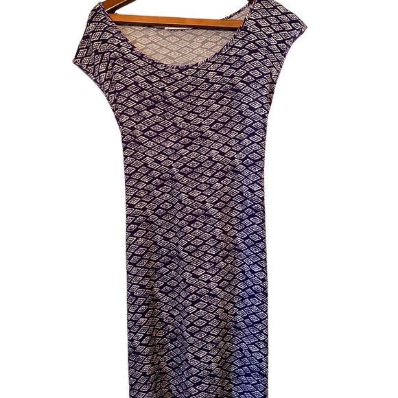 Ezra Hailey Geo Print Tie Short Sleeve Dress - Picture 5 of 13